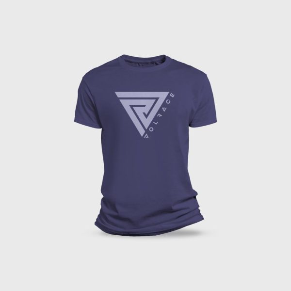 Camiseta unisex basic Volrace azul denim