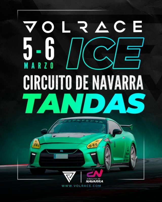 Volrace ICE, tandas, Circuito de Navarra, eventos de velocidad, coches, carreras, tandas
