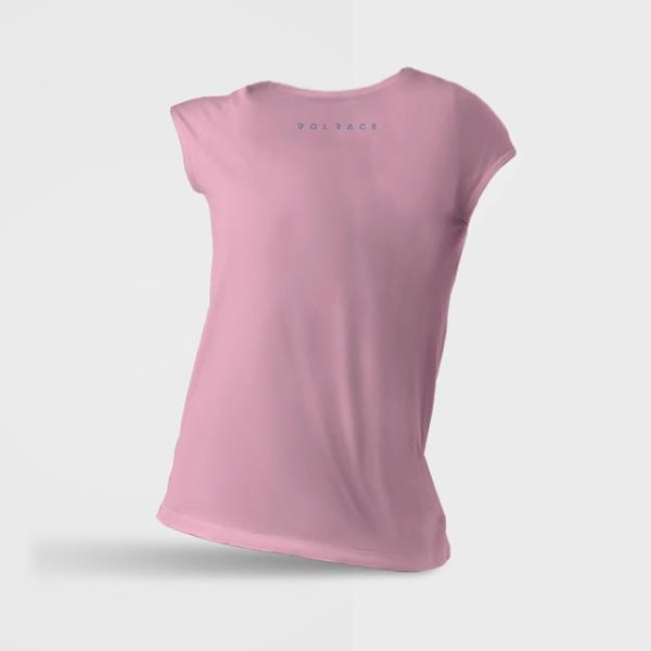 Camiseta mujer basic Volrace rosa