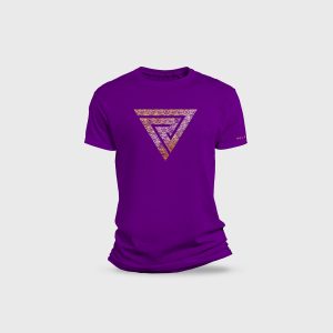 Camiseta unisex diamon Volrace berenjena
