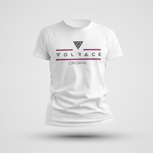 camiseta volrace original unisex negra, blanca, arena