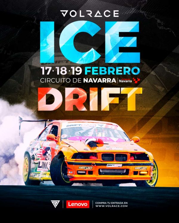 Drift VolRace Ice 2023 Febrero, Circuito Los Arcos, Navarra
