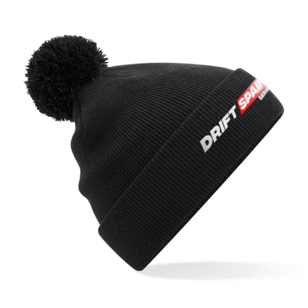 Gorro negro con pompón Drift Spain